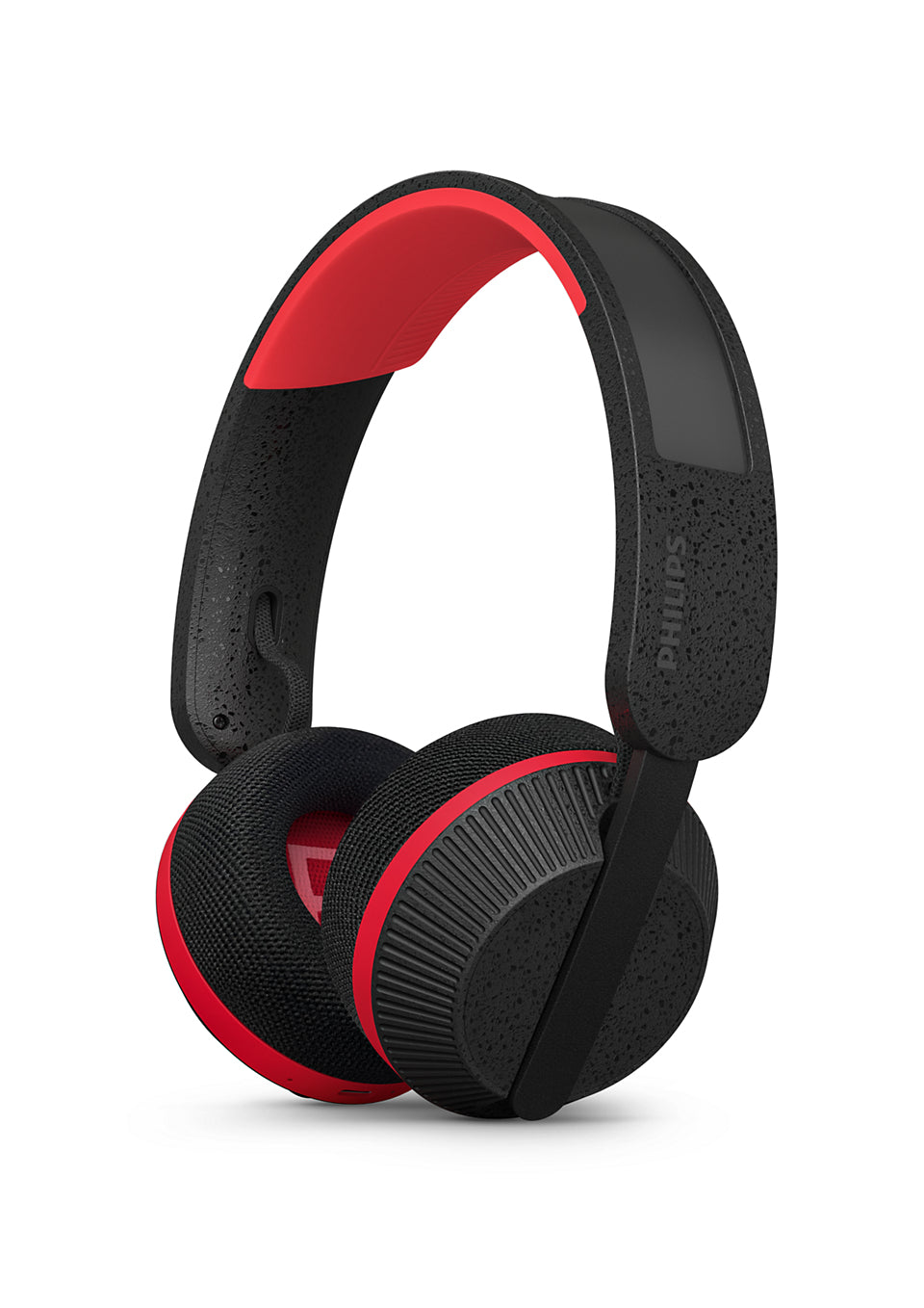 Philips TAA6219BK – On-Ear Bluetooth Kopfhörer – spritzwassergeschützt, USB-C – Rot – bis 80 h