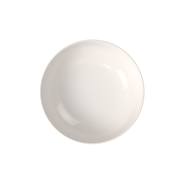 Villeroy & Boch Afina Salatschüssel – 2 l, Ø 24 cm, Porzellan, Weiss, spülmaschinenfest, mikrowellengeeignet