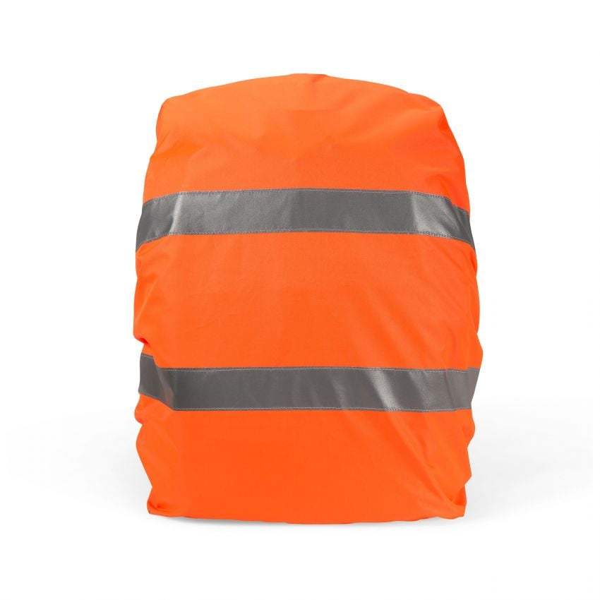 DICOTA Rucksack-Regenschutz HI-VIS, reflektierend – 560 × 500 mm – Orange, Polyester – 1 Stk.