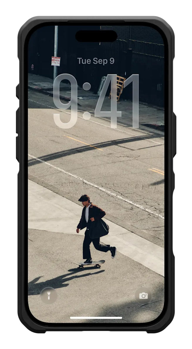 Urban Armor Gear UAG – Backcover Metropolis LT MS Pro – für Apple iPhone 17 Pro – schwarz – Kunstleder