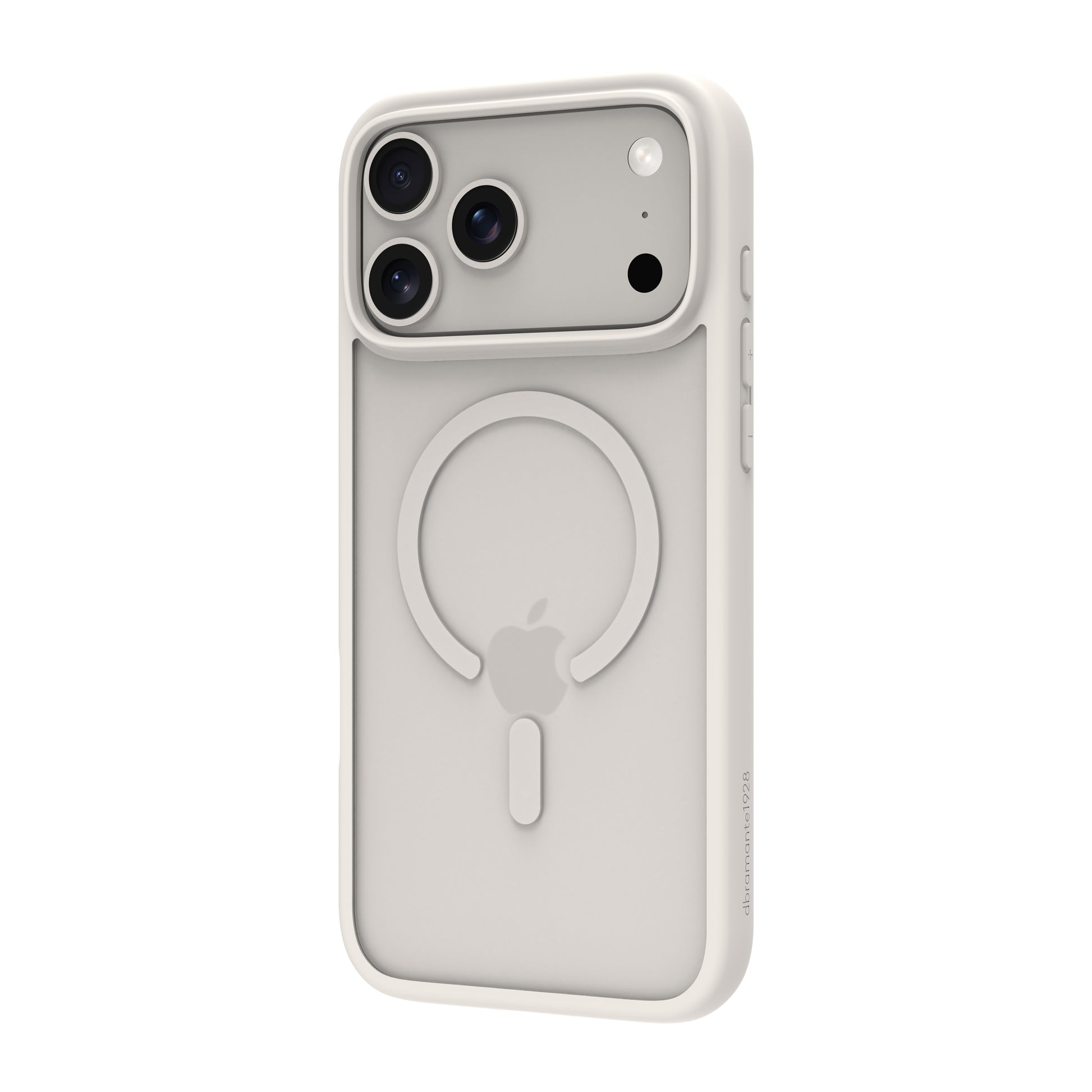 dbramante1928 Backcover – für Apple iPhone 17 Pro Max, Kunststoff, weiss, bis 2 m sturzsicher, mit Zusatzfach