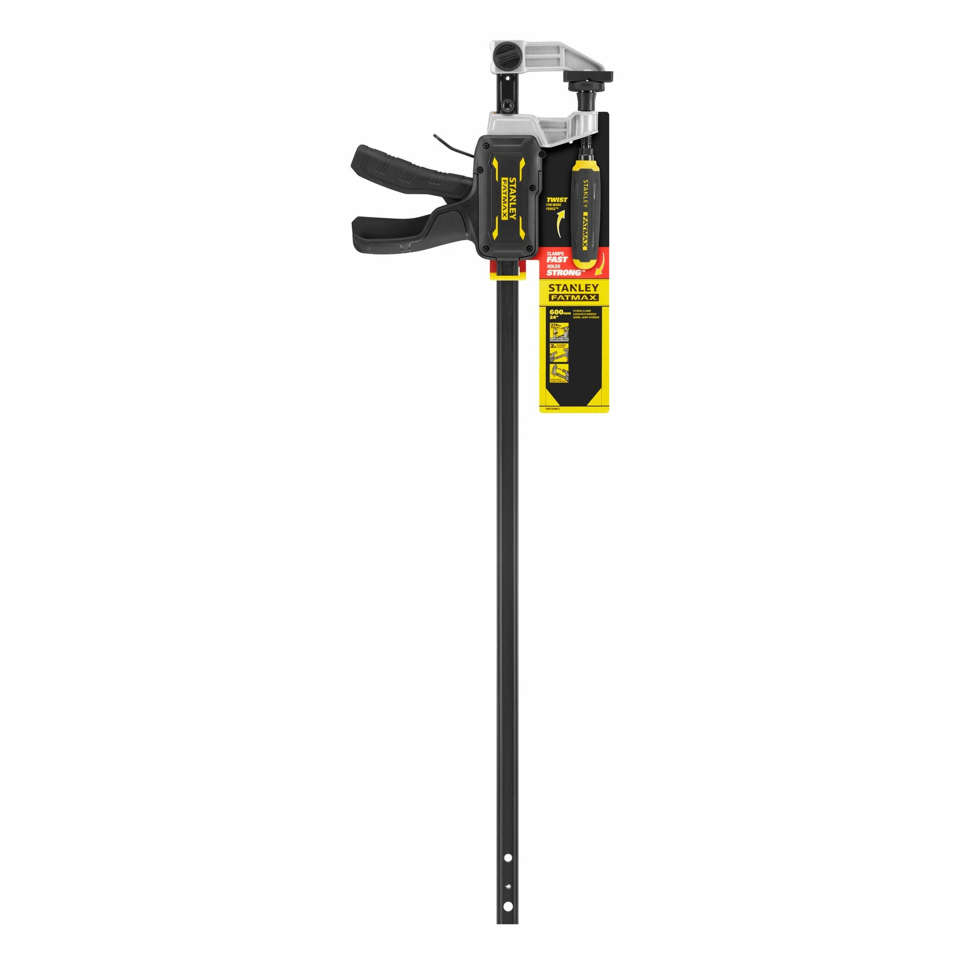 Stanley FatMax Hybrid Einhandzwinge – Spannweite 600 mm
