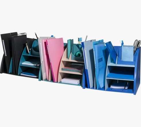 Exacompta Organizer Bee Blue – für ISO-A-Formate A5, A6 – 356 × 282 × 282 mm