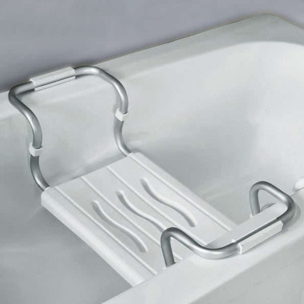 MSV Badewannensitz – 70×18,7×26,1 cm, Aluminium/Polypropylen, 120 kg, Weiss