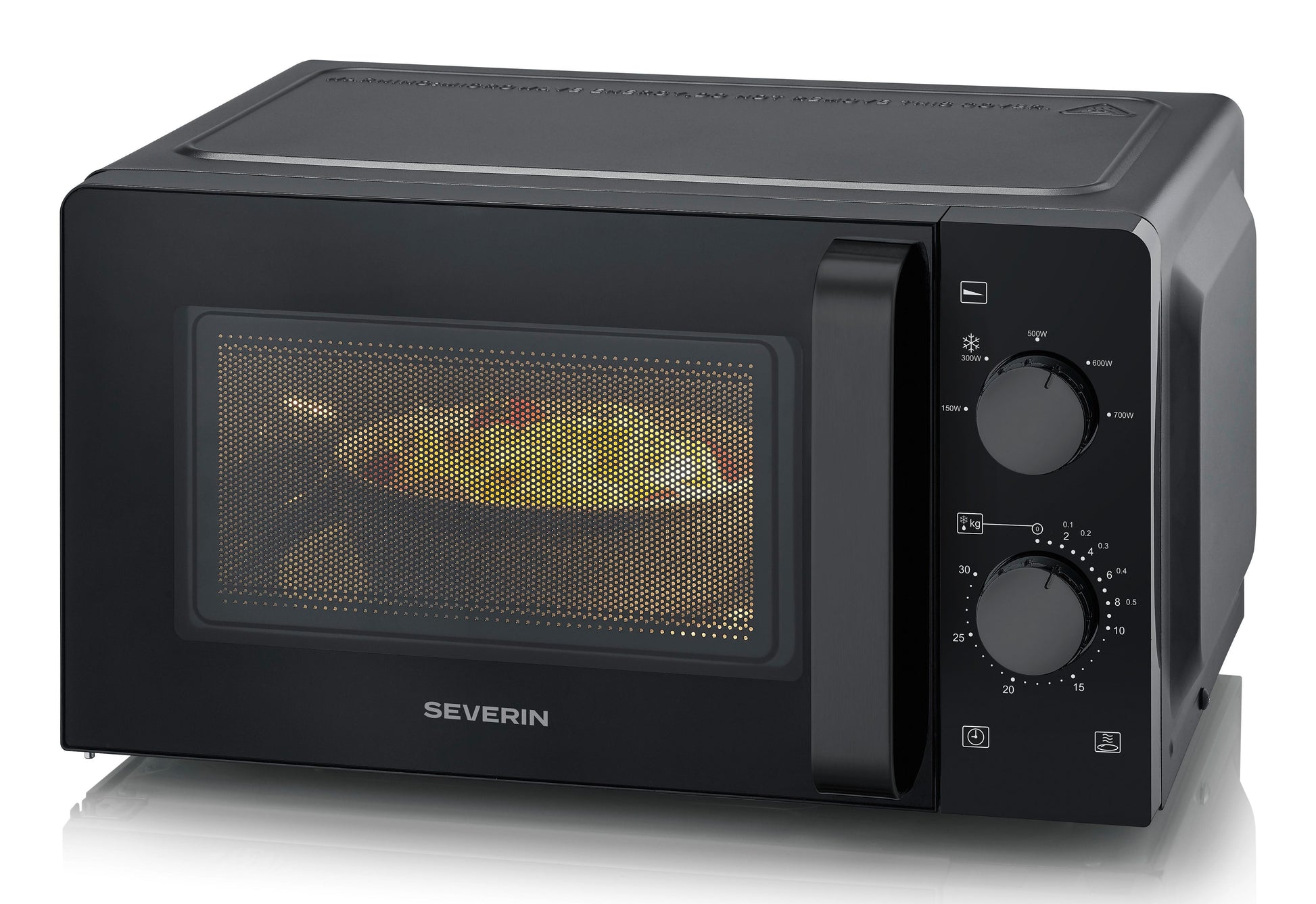Severin Mikrowelle MW7580 – 19 l, Inverter, 700 W – schwarz