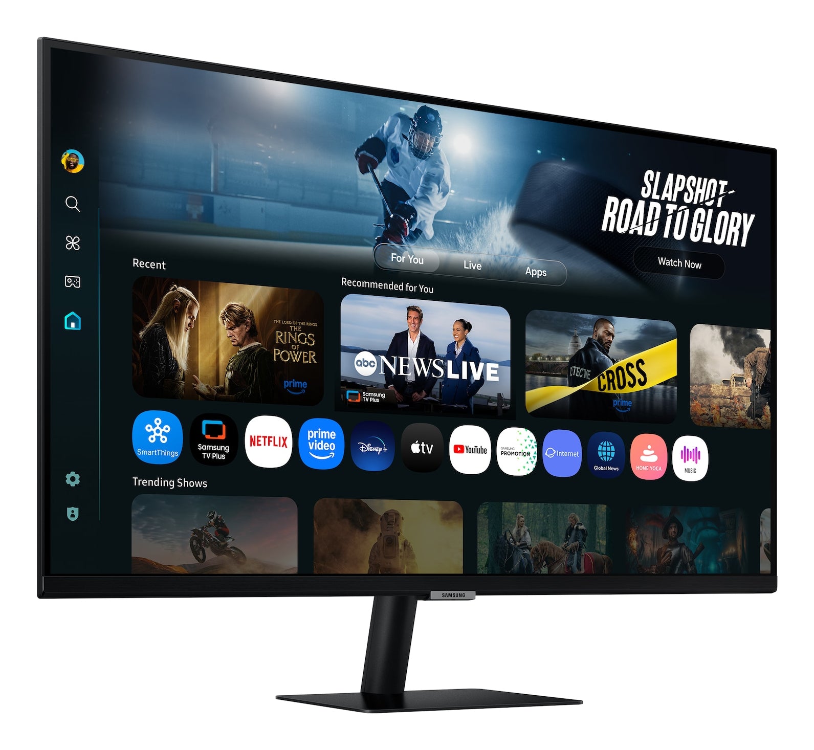 Samsung M7 M70F – Monitor, 32" 3840 × 2160 (UHD 4K), LCD, Schwarz
