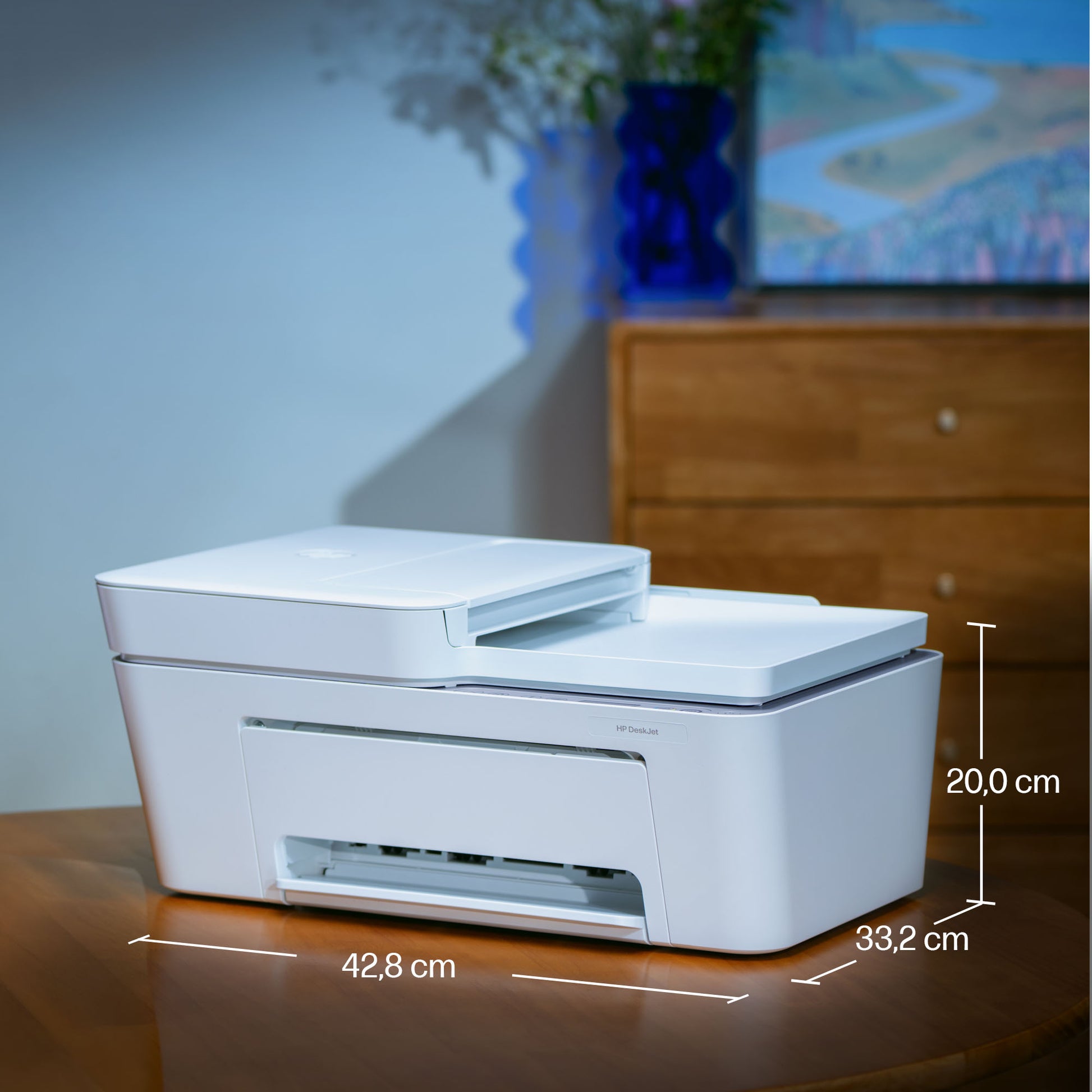 HP DESKJET 4322 ALL-IN-ONE – Farbtintenstrahl-Multifunktionsdrucker, A4, 3-in-1, Duplex, ADF, WLAN, AirPrint
