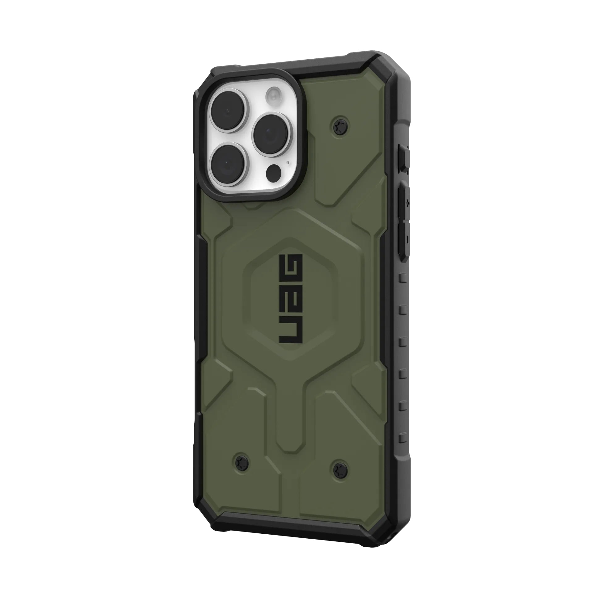 Urban Armor Gear UAG – Pathfinder Backcover – für Apple iPhone 16 Pro Max – Olivgrün – TPU – MagSafe-kompatibel