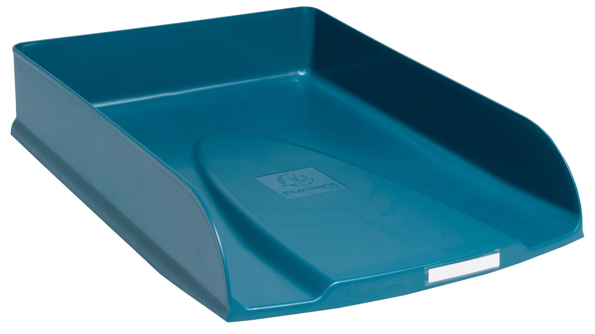 Exacompta Neo Deco – Briefkorb für A4+, hoch, Polystyrol (PS), türkis, 346 × 65 × 255 mm