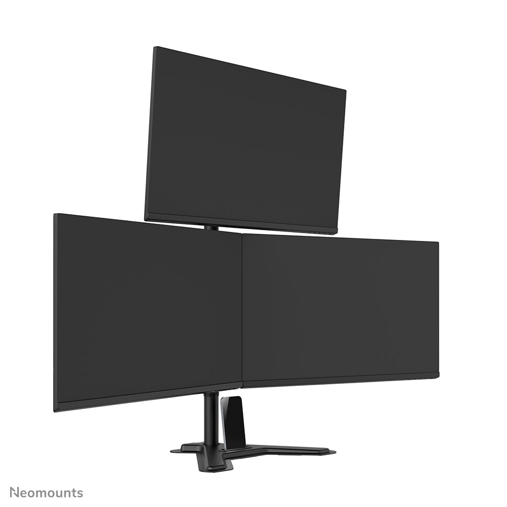 Neomounts DS45-600BL2-1 – Monitor-Tischständer – freistehend – 3 Monitore – 10–32″ – VESA 75×75/100×100 mm – b