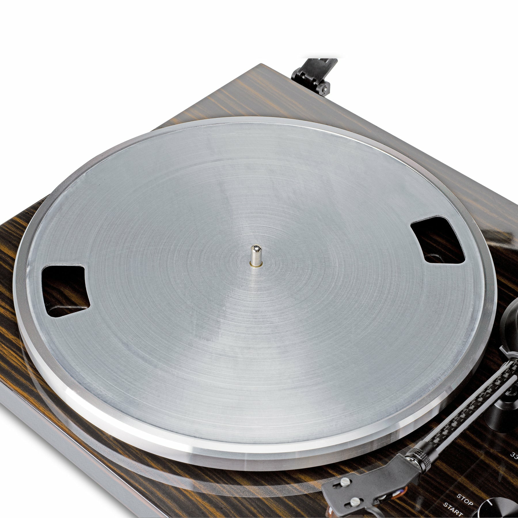 Lenco LBT-345WA – Plattenspieler (Riemenantrieb, manuell), Bluetooth, 33⅓/45 U/min – Walnuss