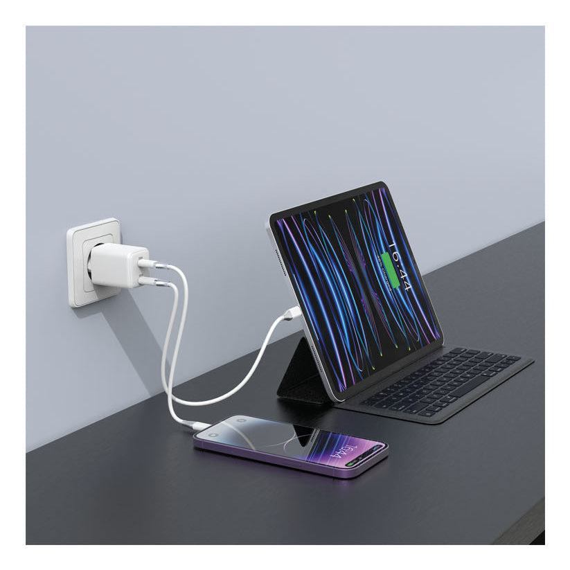 LMP Ladegerät – 35 W, 2× USB-C, PD, QC – für iPhone, iPad