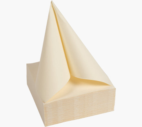 PRONAPPE Servietten, 38 × 38 cm, Elfenbein – FSC – 40 Stk.