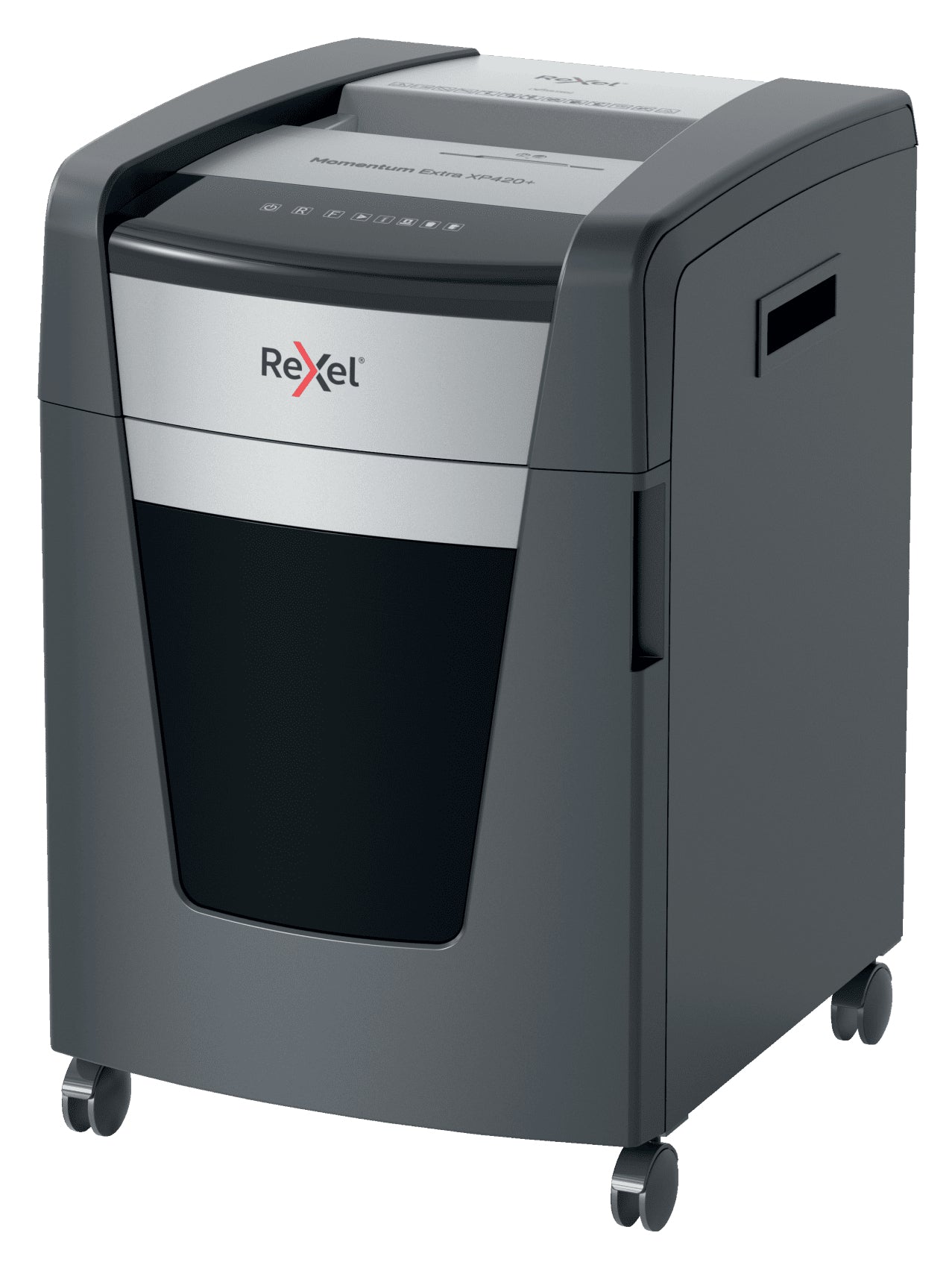 Rexel Momentum Extra XP420+ – Aktenvernichter, DIN P-4, Partikelschnitt 4 × 35 mm, 20 Blatt, 60 l, A4