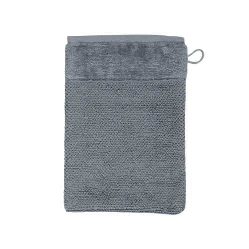 MÖVE Waschlappen Bamboo Luxe – 15×20 cm, 60% Baumwolle/40% Viskose, 630 g/m², Anthrazit