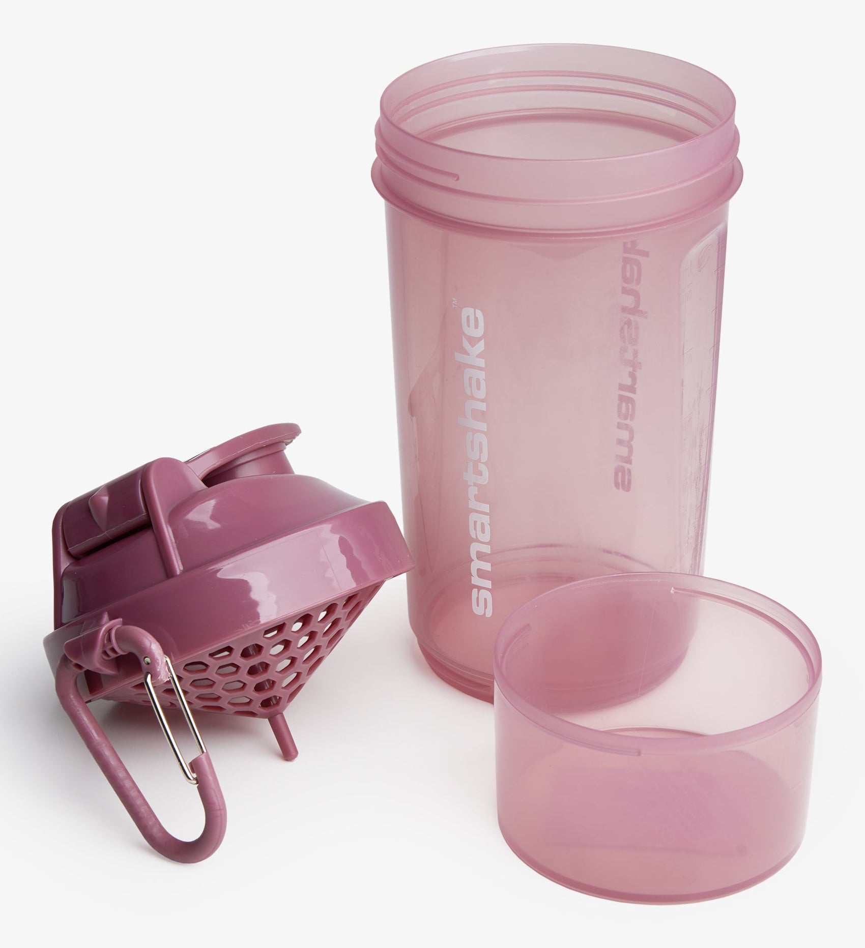 Smartshake Original2GO ONE Trinkflasche 800 ml – Kunststoff, Schraubverschluss, Pink