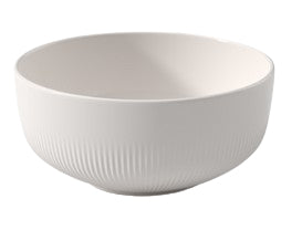 Villeroy & Boch Afina Müslischüssel – 0,55 l, Porzellan, Weiss, Spülmaschinengeeignet, Mikrowellengeeignet