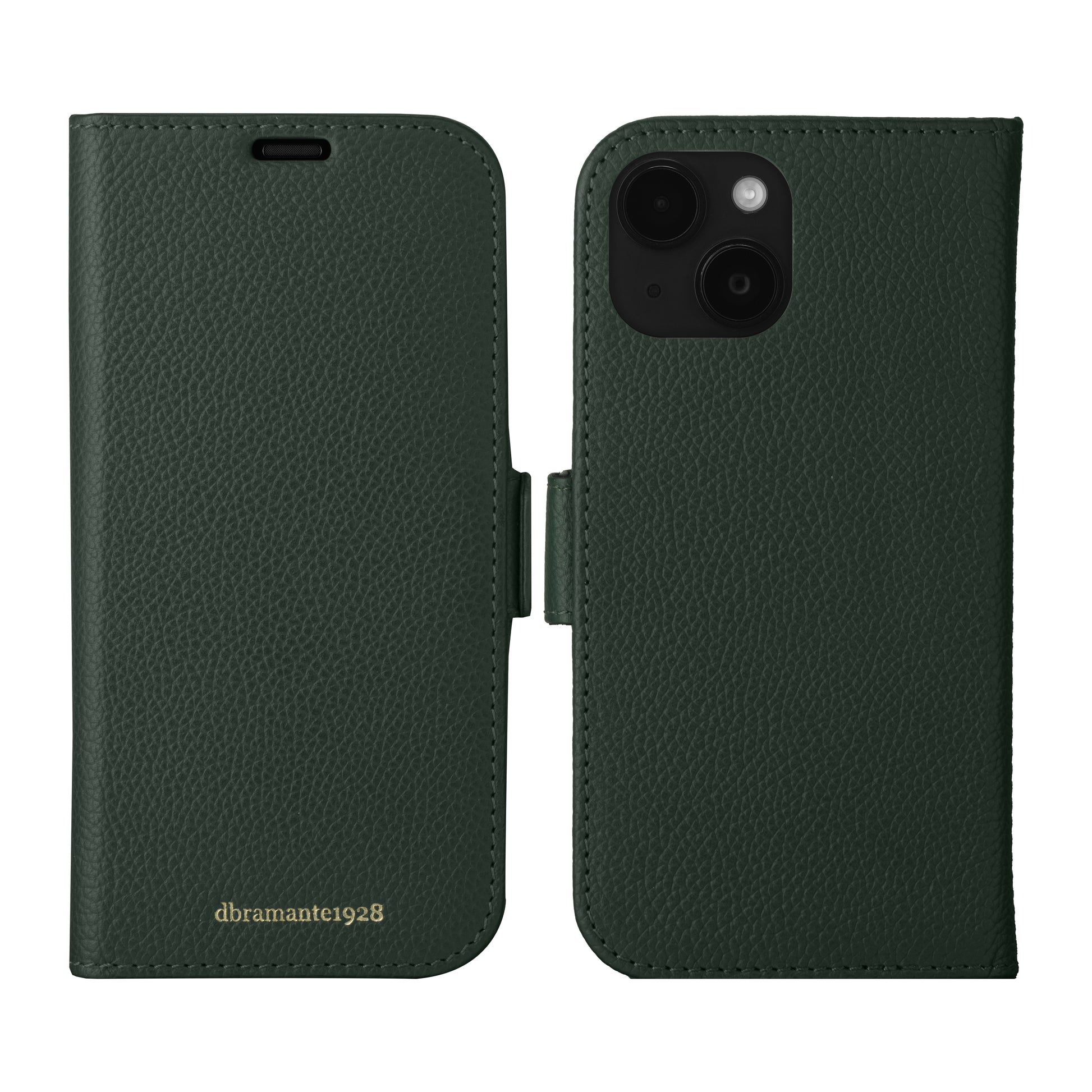 dbramante1928 New York Folio – für Apple iPhone 15, mit Kartenfach, Leder, grün