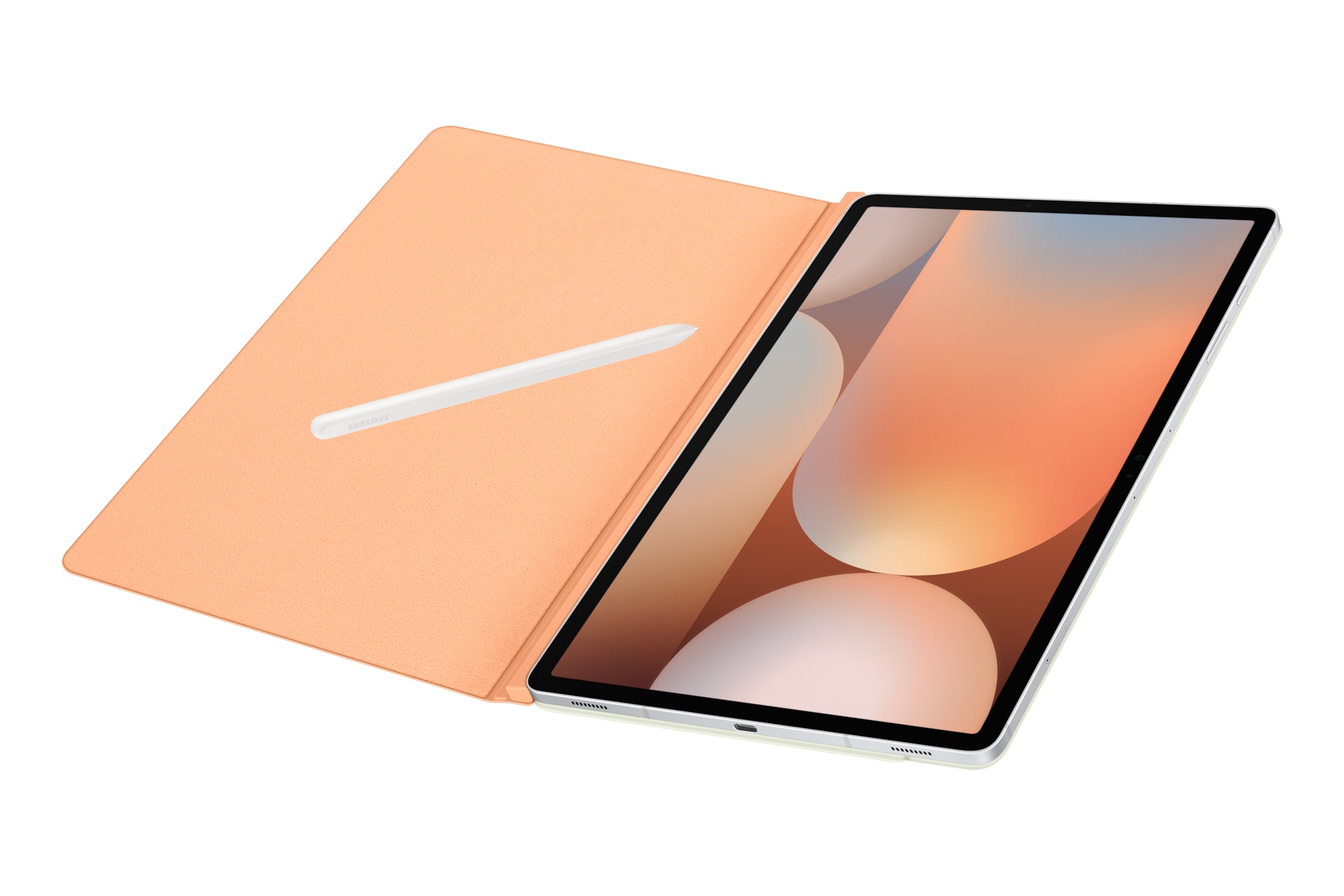 Samsung Smart Book Cover EF-BX810 Notebook-Schutzhülle – für Tablets bis 12,4", Kunststoff, Orange