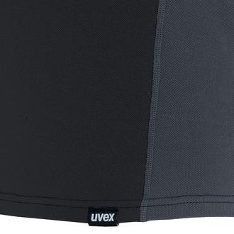 Uvex Polohemd suXXeed industry – M – Graphit, 50% Baumwolle/50% Polyester, 200 g/m²