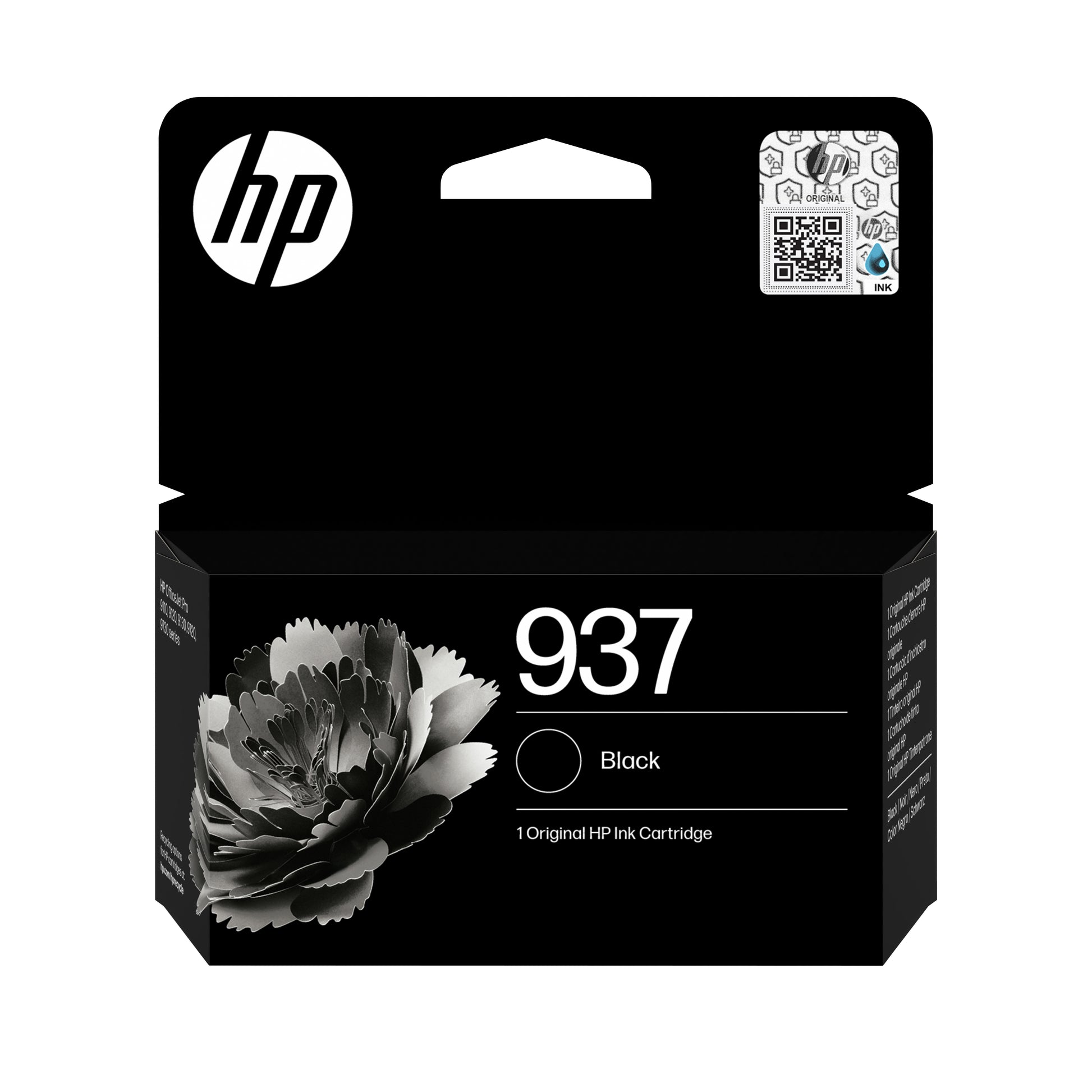HP Tintenpatrone 937, Schwarz, 1'250 Seiten