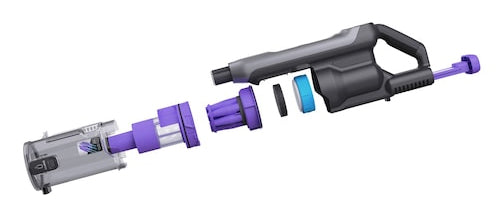 Black & Decker BLACK+DECKER Stabstaubsauger BHFEA640WP – 2-in-1, 4000 mAh, 0,8 l, Akkubetrieb