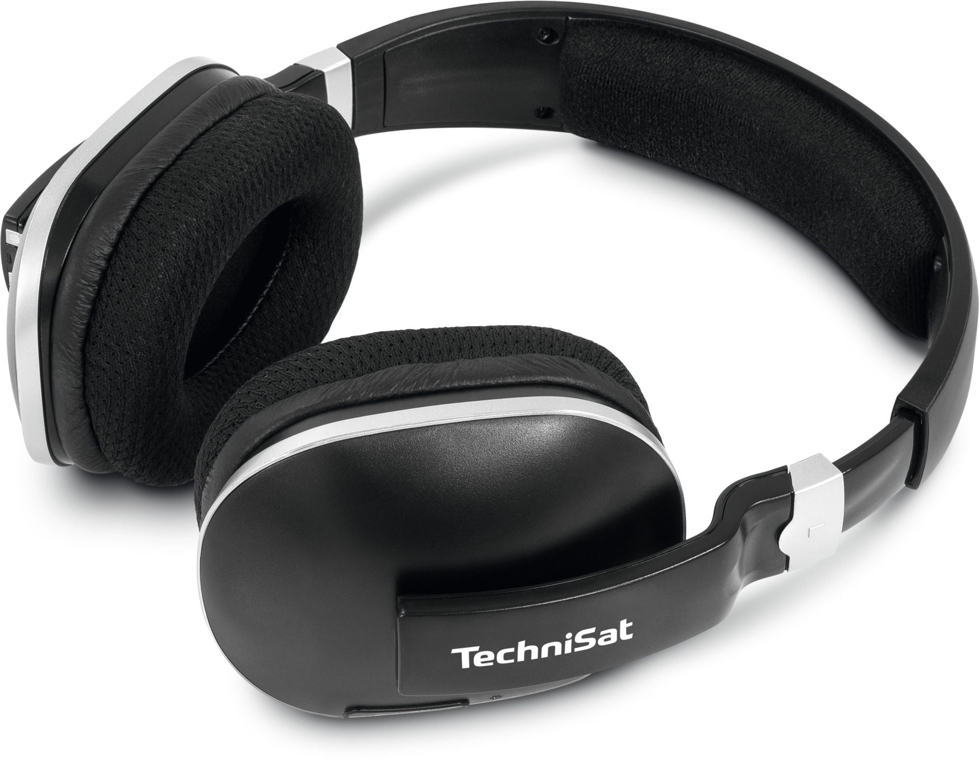 TechniSat Stereoman 2 V2 On-Ear Kopfhörer – Stereo, Kabellos (2,4 GHz), mit Ladestation, Schwarz