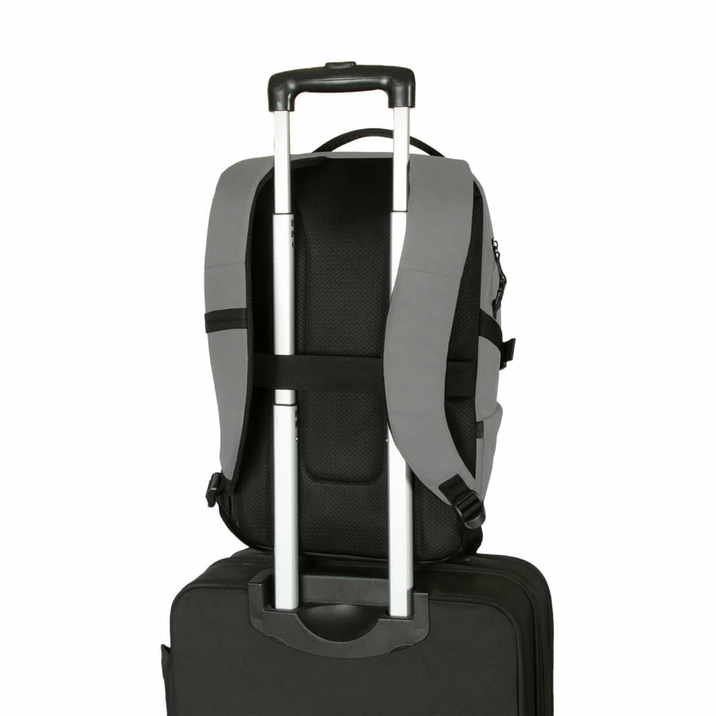 Targus Terra EcoSmart Notebook-Rucksack bis 16" – 23 l, mit Regenabdeckung – Grau