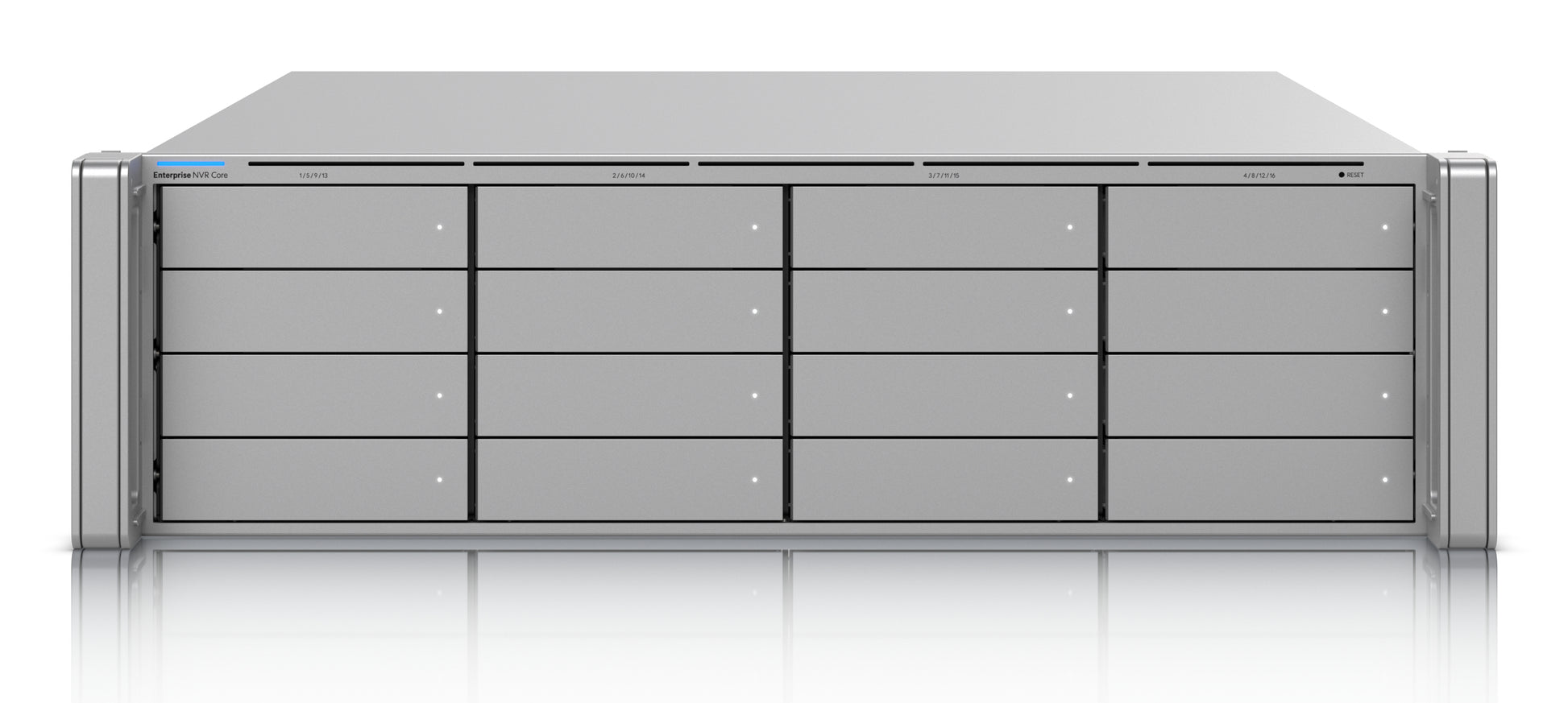 Ubiquiti UniFi Protect NVR 3U – 4K Aufzeichnung – 16 Bay (2,5"/3,5" SATA) – 550 W PSU – 1×10GbE, 2× SFP