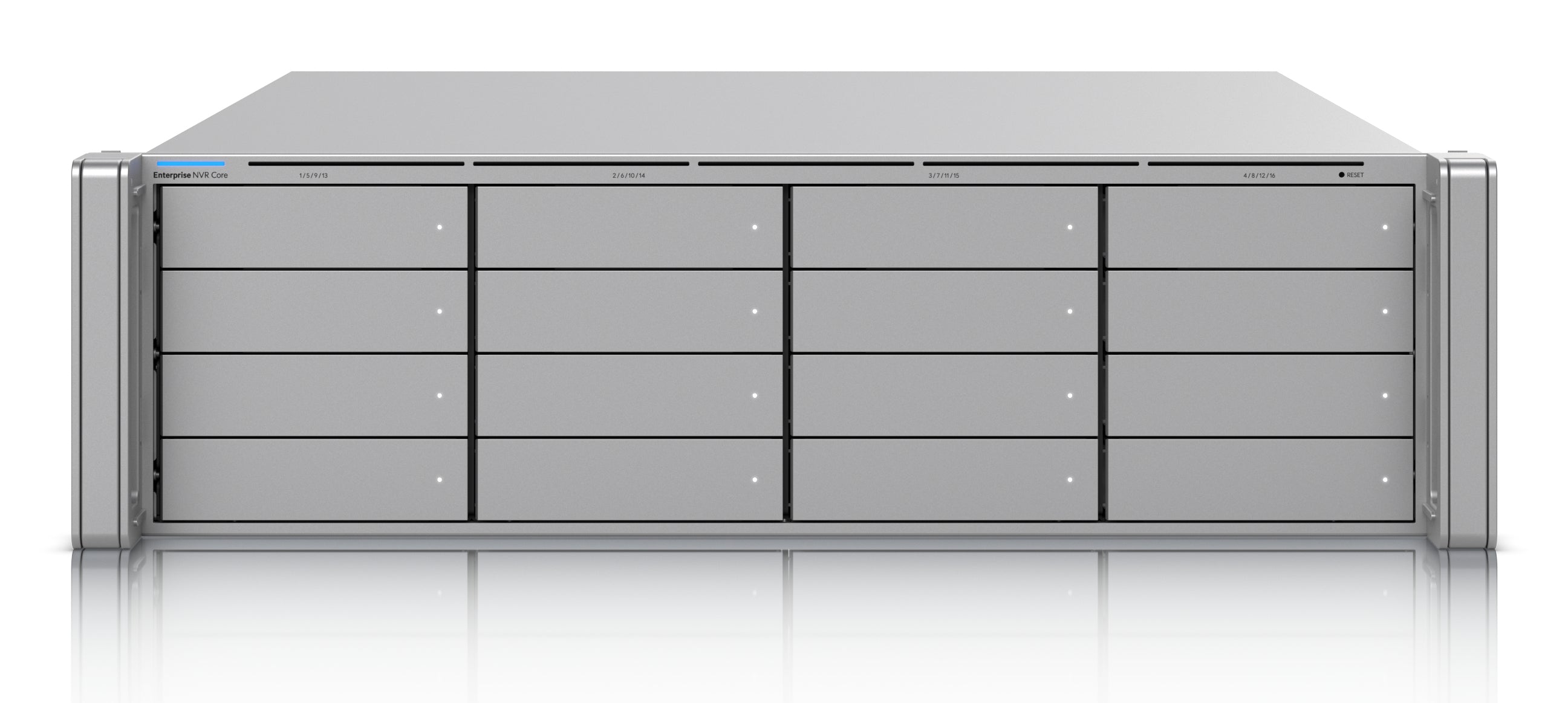 Ubiquiti UniFi Protect NVR 3U – 4K Aufzeichnung – 16 Bay (2,5"/3,5" SATA) – 550 W PSU – 1×10GbE, 2× SFP