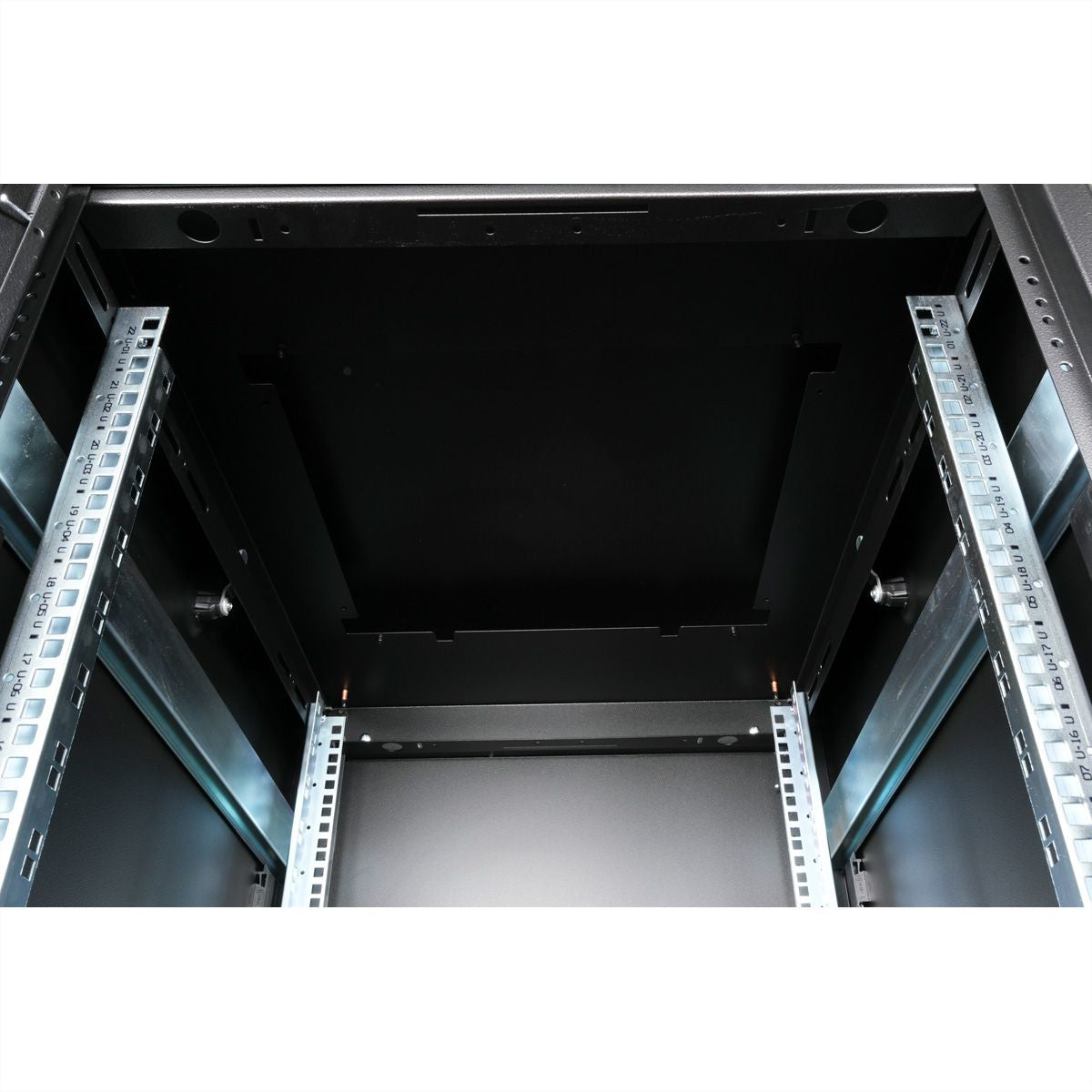 ROLINE Pro – 19" Netzwerkschrank 22U, IP20, abschliessbar, 600 × 800 × 1164 mm, schwarz, Stahl