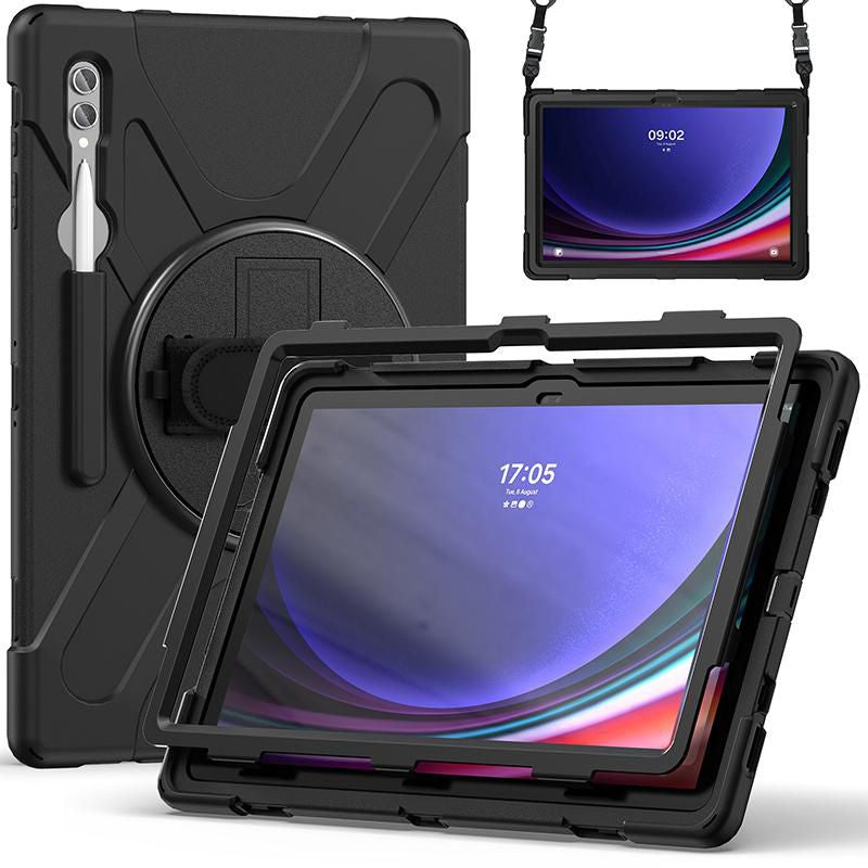 eSTUFF Tablet-Hülle für Samsung Galaxy Tab S9 Ultra/S8 Ultra 14,6" – Schwarz