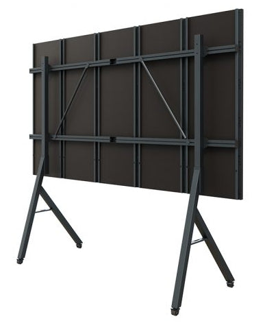 Hagor TV-Wagen – 130" – Höhenverstellbar, mit Rollen, für Samsung IER/IEA – Schwarz