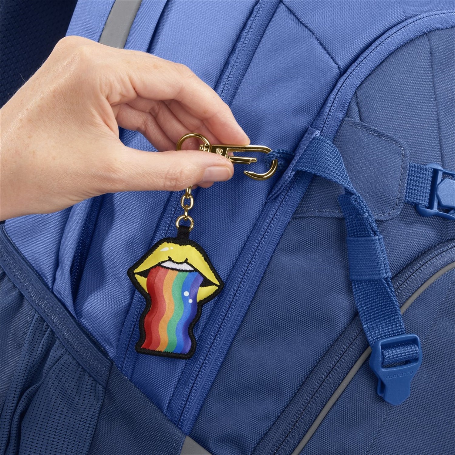 Coocazoo Rucksack Mate – All Blue – 30,0 × 44,0 × 23,0 cm – recycelte Materialien