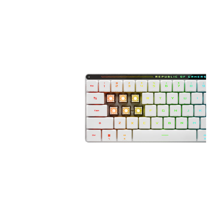 ASUS ROG Falchion RX Low Profile – Tastatur, für Windows, Mac, weiss