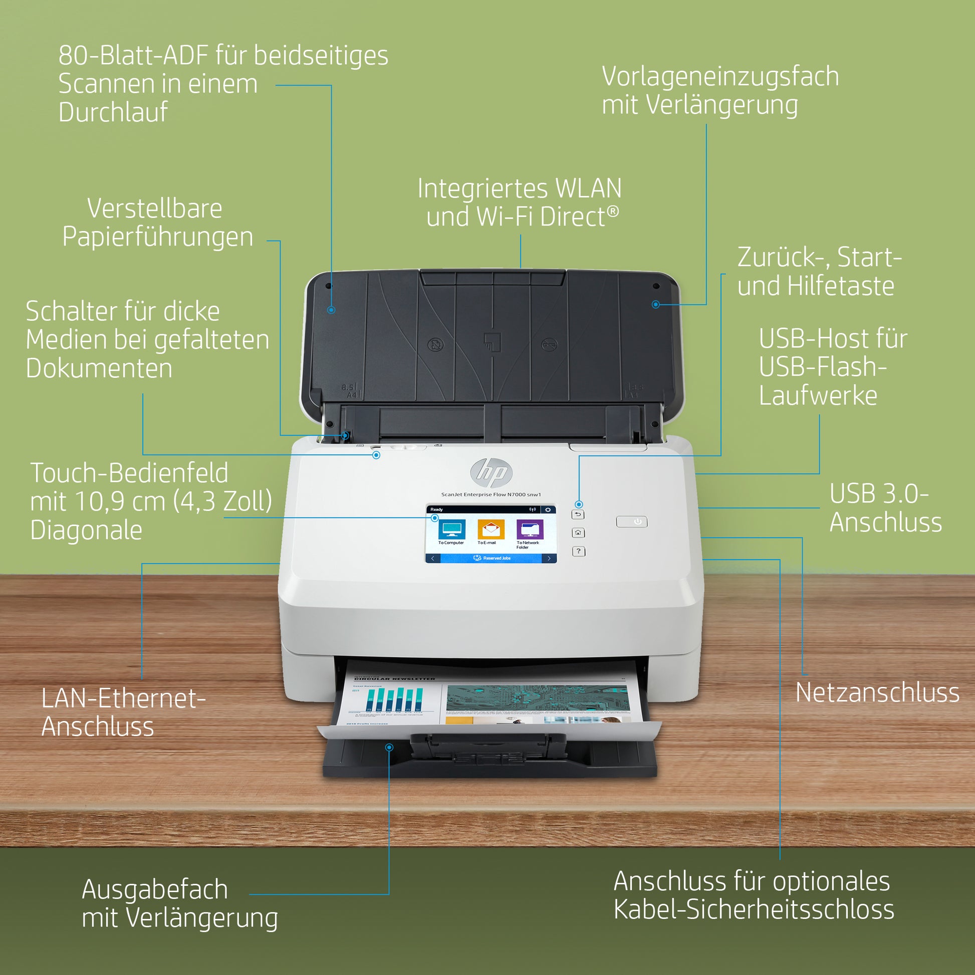 HP ScanJet Enterprise Flow N7000 snw1 – Dokumentenscanner