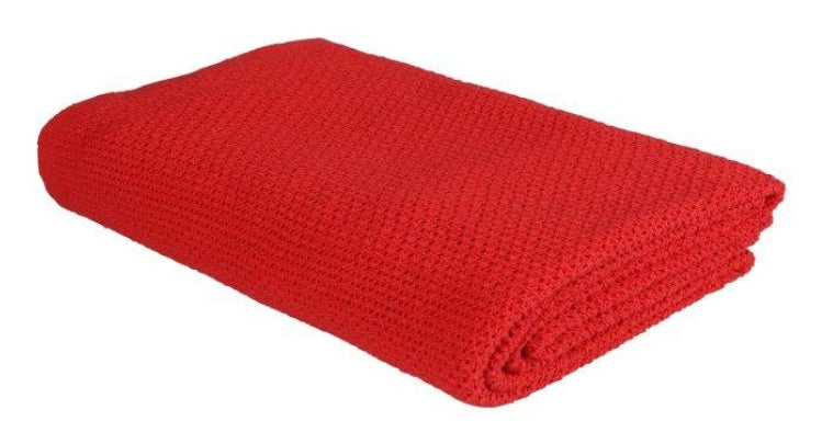 Eskimo Summer Dream Wohndecke – Baumwolle, Rot – 150 × 210 cm – OEKO-TEX Standard 100