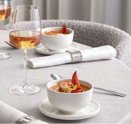 Villeroy & Boch Afina Weissweinglas – 4er Set, 125 ml, Ø 8,2 cm, H 22,0 cm, Kristallglas
