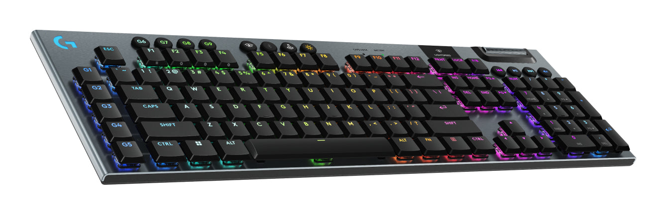 Logitech G G915 X LIGHTSPEED – Gaming-Tastatur – Mechanisch, RGB – Bluetooth & 2,4 GHz (USB-A Empfänger)