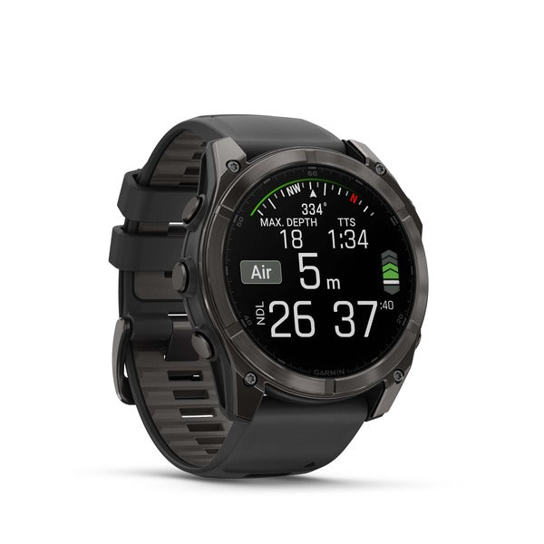Garmin Fenix 8 AMOLED Sapphire – GPS-Smartwatch – 51 mm, 1,4", GPS, WLAN, Saphirglas, 100 m, Schwarz