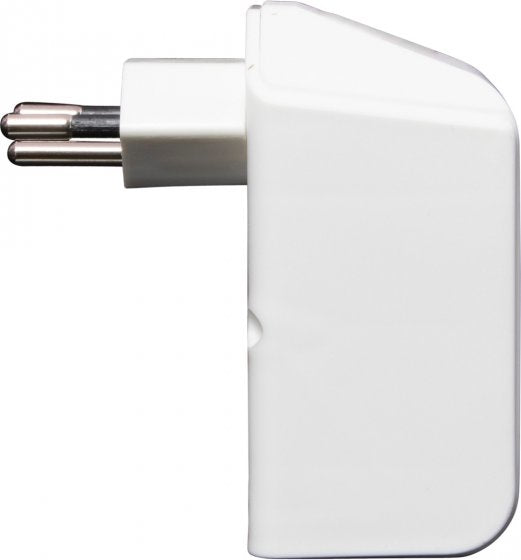 Brennenstuhl Adapterkabel, 2×T13, Eingang T13, drehbar 300°, 80×50×80 mm – Weiss