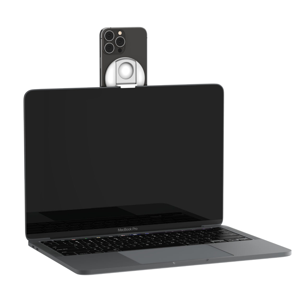 Belkin MagSafe Magnet-Halterung – für iPhone 12–14 und MacBook Pro/Air 13–16" – Weiss