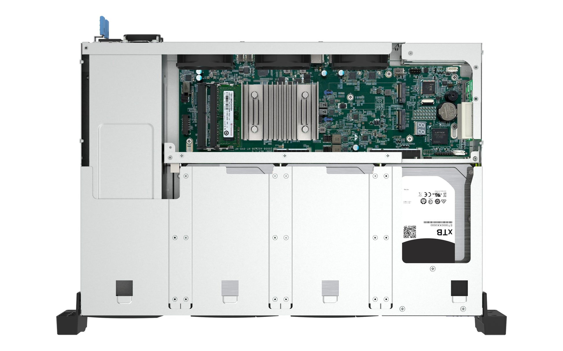 QNAP 8-Bay kurztiefe Rackmount Speichergerät – 2 × 2,5 GbE, 4 × USB 3.2 Gen 1, Intel Atom C5125, 8 GB RAM