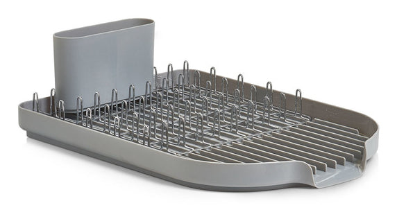 Zeller Present Abtropfgestell 45 × 32 × 13 cm, Metall/Kunststoff, wandmontierbar, grau
