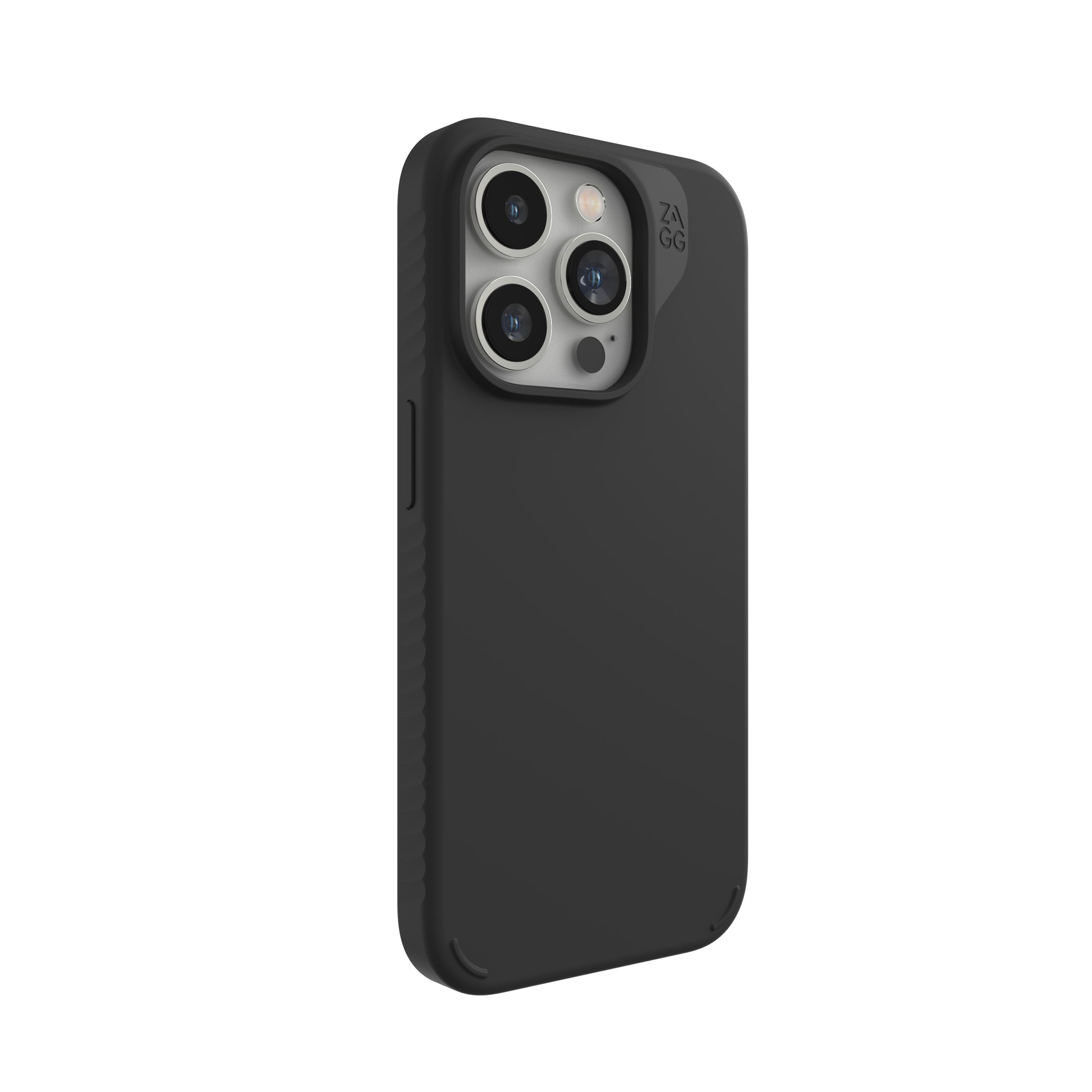 ZAGG Manhattan Snap – Backcover – für Apple iPhone 15 Pro – Schwarz, bis 4 m sturzsicher, antibakteriell