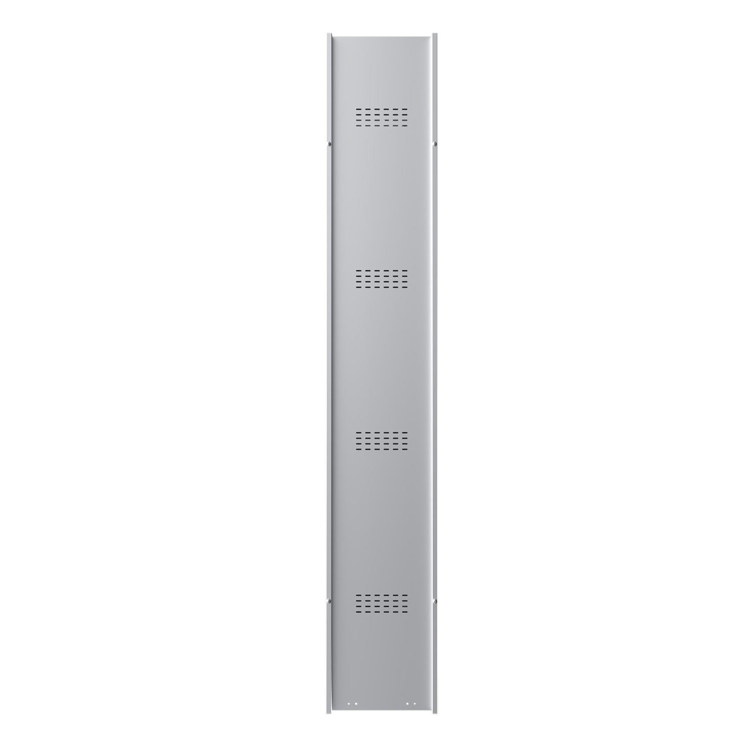 Phoenix Safe Co. PL1430 – Spind, 4 Fächer, abschliessbar, 300 × 500 × 1830 mm, grau, Stahl