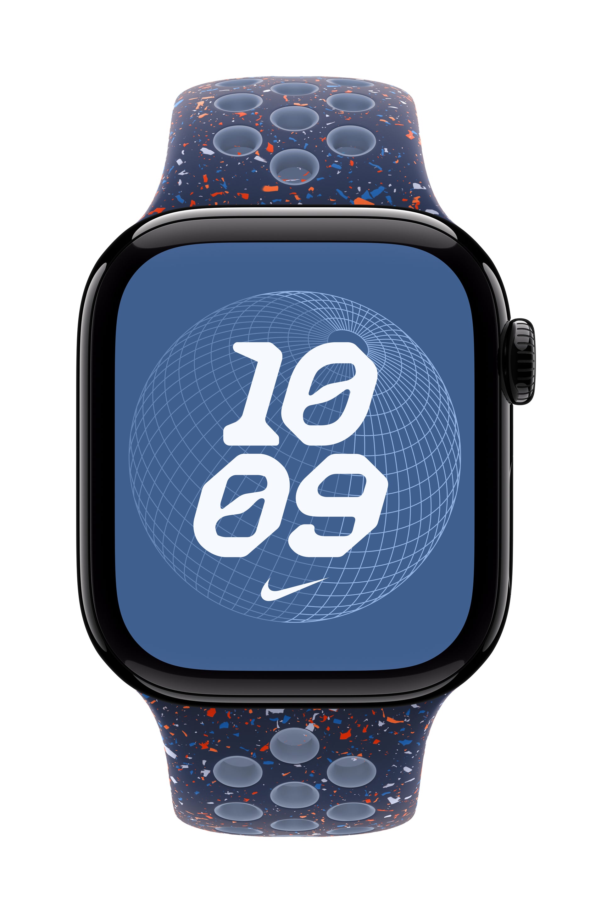 Apple Nike Sport Band – Armband – für Apple Watch 42 mm, Blau, Grösse S/M, Polymer