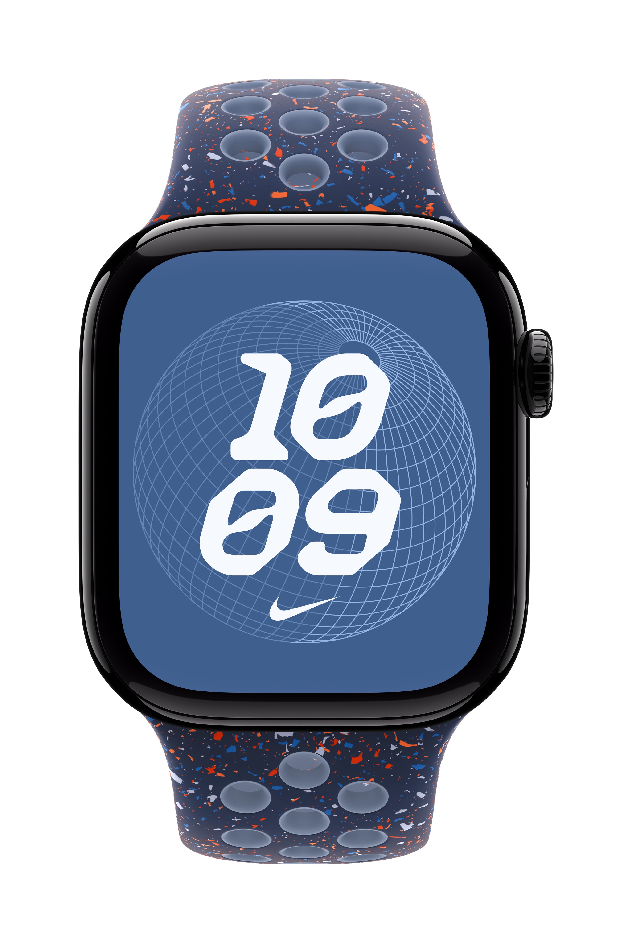 Apple Nike Sport Band – Armband – für Apple Watch 42 mm, Blau, Grösse S/M, Polymer