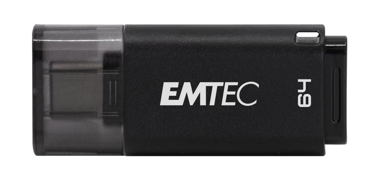 Emtec D400 USB-Stick – 64 GB, USB 3.2, recyclingfähig
