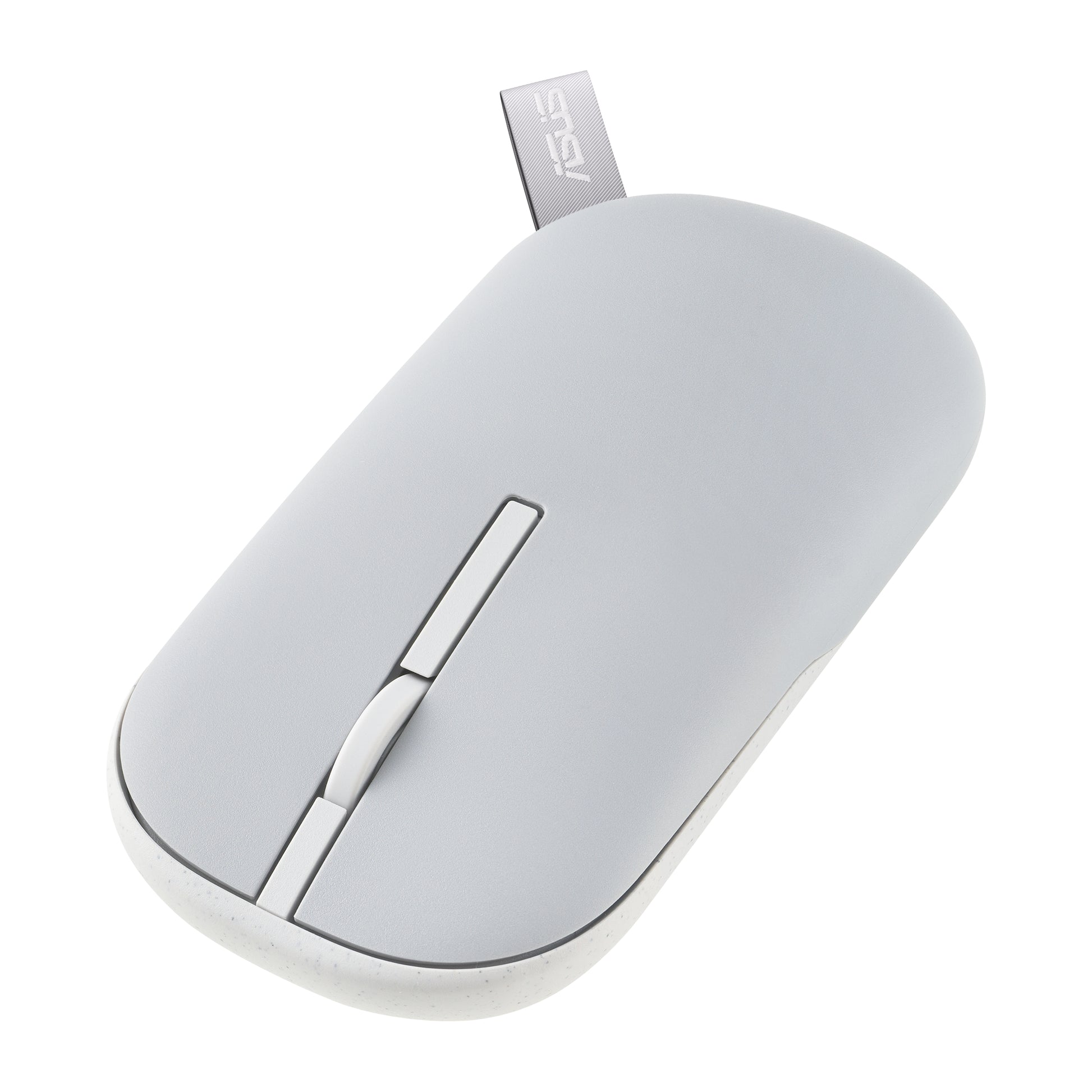 ASUS Marshmallow Md100 – Maus – Kabellos (Bluetooth/2,4 GHz), beidhändig, Grau